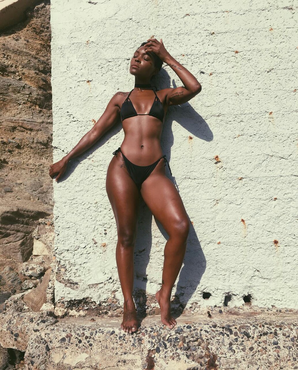 belle femme noire du 24 sans petite culotte